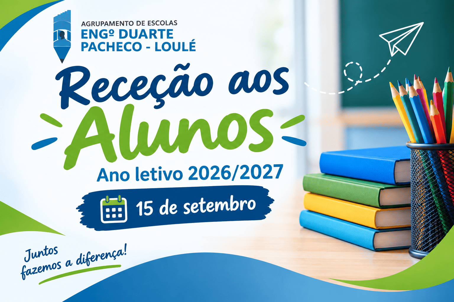 Receção aos alunos ano letivo 2026/2027