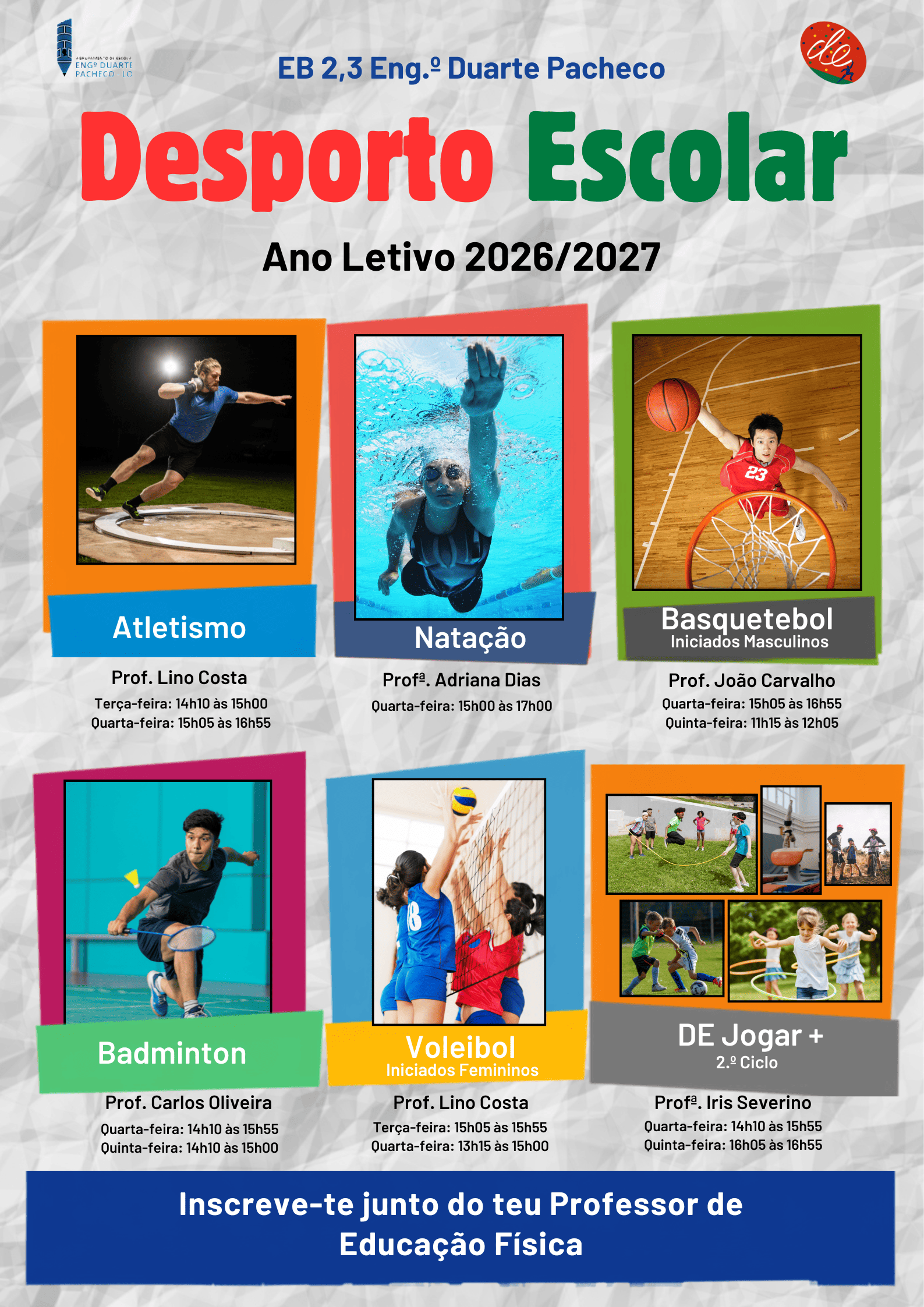 Desporto Escolar - Escola Eng. Duarte Pacheco